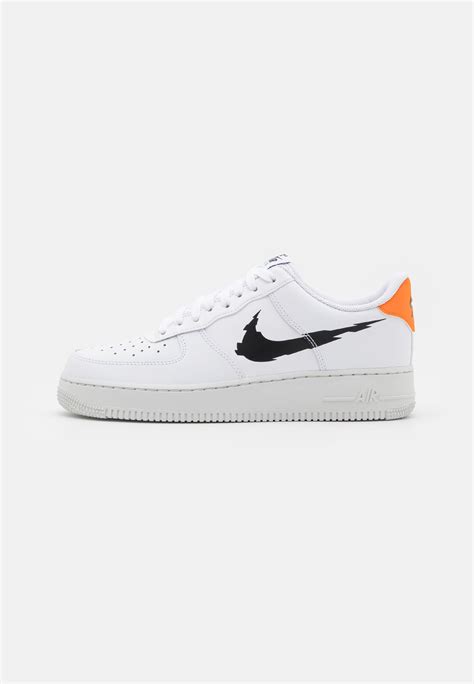 nike air force orange weiß herren